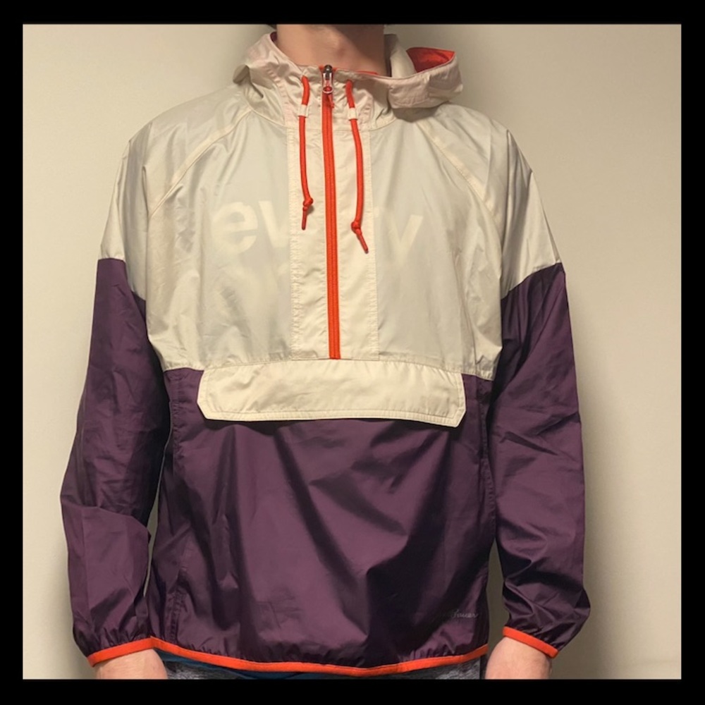 Eddie Bauer Momentum Light UPF 50 Anorak. SFP 50+ pullover jacket. Size Large